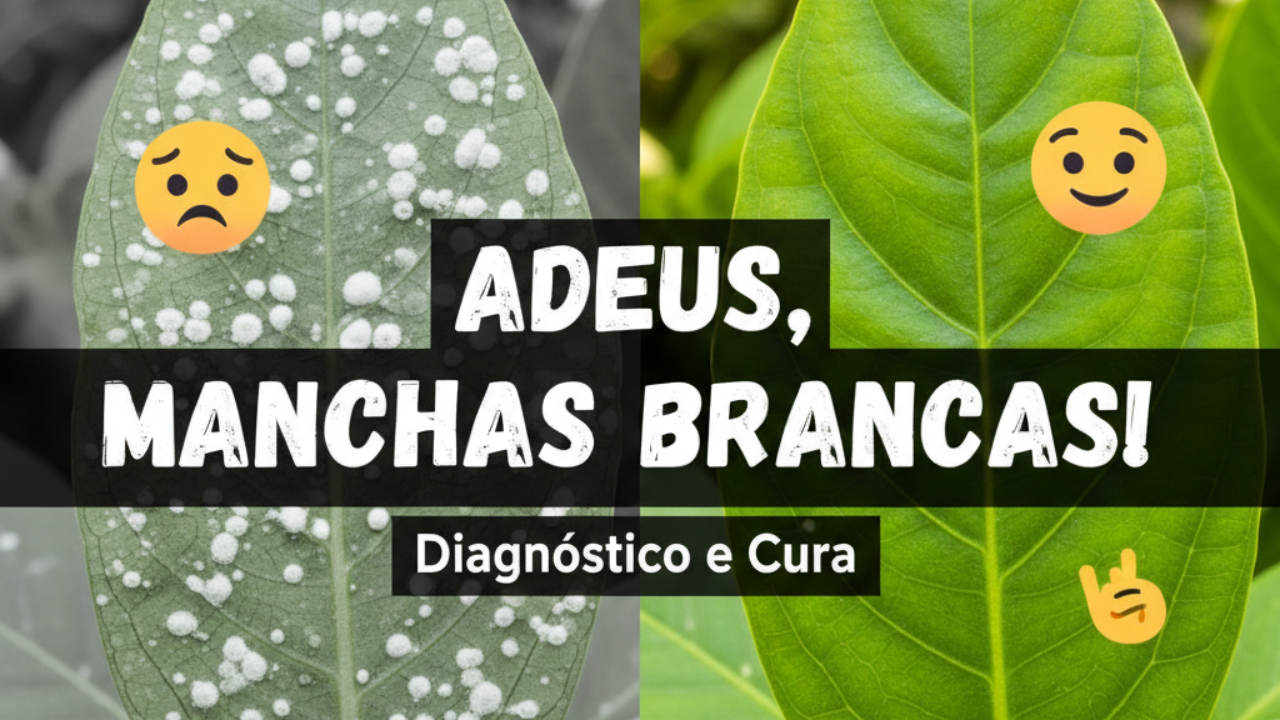 Especialistas explicam o que são as manchas brancas nas folhas das plantas