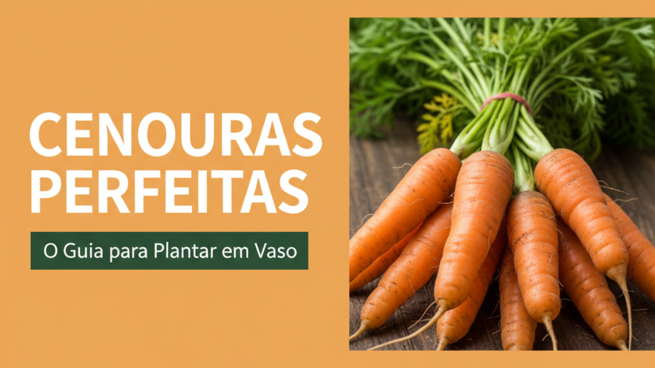 Cenoura em Vaso: O Guia para Colher Raízes Perfeitas