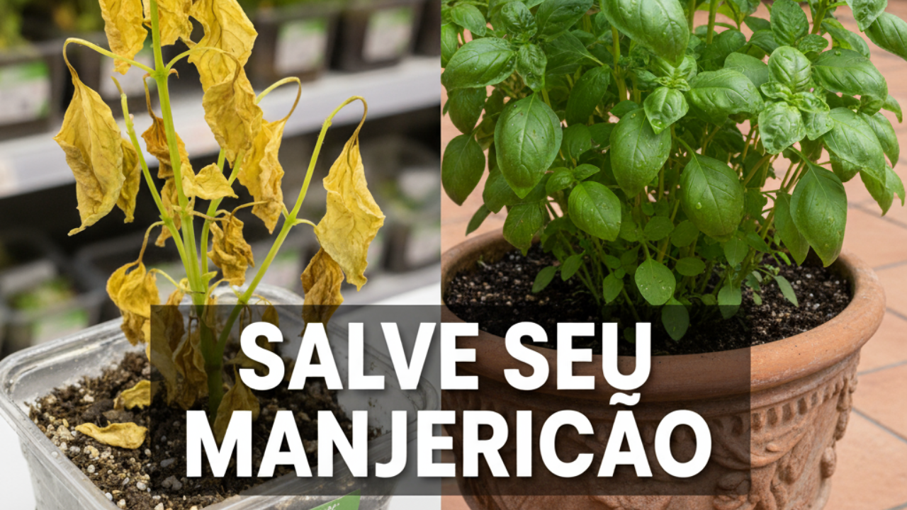 Como Cuidar de Manjericão em Vaso e Nunca Mais Deixá-lo Morrer